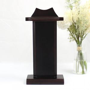 [박씨상방] 원목 위패 밤나무 기와 지방틀(정제옻칠)