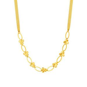 [한국금다이아몬드] 여자 순금 목걸이 테슬 체인 나비 24K 11.25g 18K장식