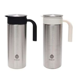 핫콤 스텐 물병 가정 냉장고 물병 물통 블랙 1.9L