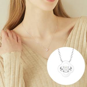 [제이에스티나] CLOVIA MIOELLO 14K 목걸이 (JJCLNQ3BS150W4420)