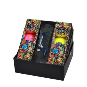 세인트나인Q 3피스 6구 골프공 자석티 선물세트