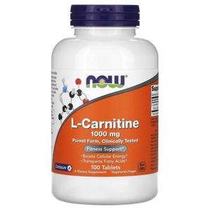 미국직구 NOW Foods 나우푸드 L-카르니틴 1000mg 100정 L-Carnitine
