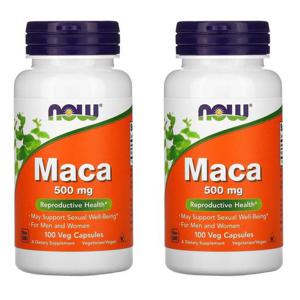 NOW Foods 나우푸드 마카 500mg 100베지캡슐 2팩