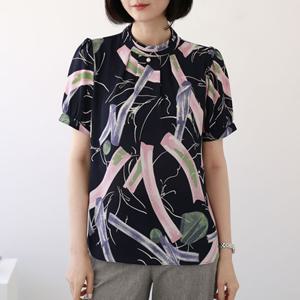 [웬디즈갤러리]제니 반팔 블라우스 JBL106