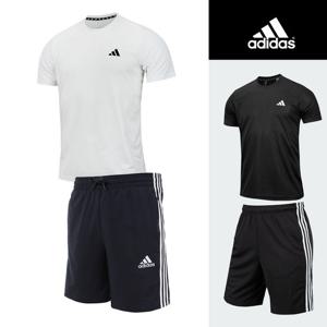 아디다스 에센셜 반팔티 반바지 세트(유니폼 외)