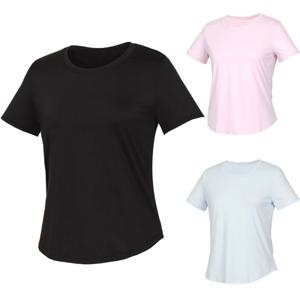 [김영주골프][김영주골프] 여름 라이크라 여성 라운드 반팔티셔