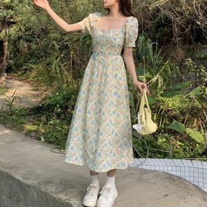 [키첼] 얼레디 플라워 롱 원피스