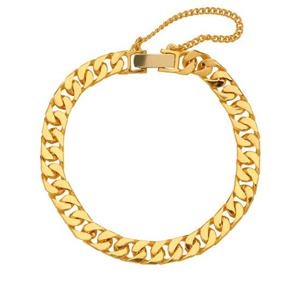 [한국금다이아몬드] 여자 순금 팔찌 면 체인 24K 26.25g 18K장식