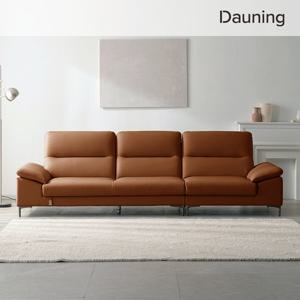 [가죽클리너 증정][다우닝] 아지오 4인 전체 천연가죽 소파