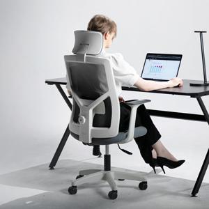 싯존 국산 STC10 화이트프레임 헤드형 컴퓨터 책상 의자 학생