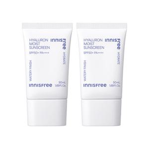 [2개] 이니스프리 히알루론수분선크림 SPF50+ PA4+ 50mL