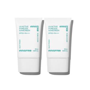[2개] 이니스프리 유브이 액티브 포어리스 선스크린 SPF50+