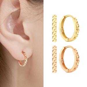 [제메이스] 14K 샤이닝 컷팅 원터치 귀걸이