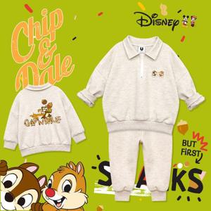 [iggo]디즈니 지퍼카라 칩앤데일세트 상하복
