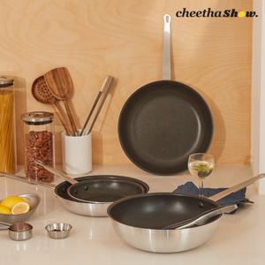 치타쇼 셰프팬 4종 세트 (프라이팬20+26+28+웍팬28) 인덕션