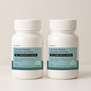 류신 단백질 타블렛 아르기닌 오르니틴 2박스 1000mg120정 4개월