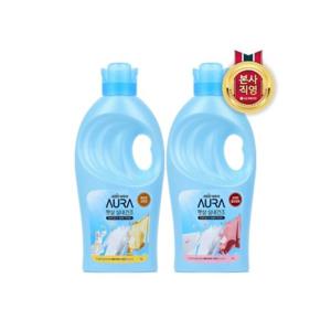 [샤프란]아우라 햇살실내건조 섬유유연제 1L x 3개 (코튼/플로럴