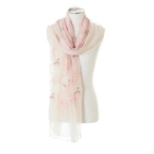 [레노마(스카프)]플라워 실크 스카프 SRL020