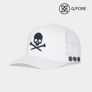 지포어 공용 스컬 반망사 트럭커 골프모자 G4AS21H21