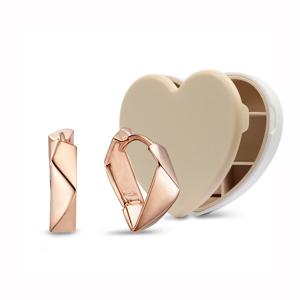 [러브넛] 하트케이스+14K 이스투아 귀걸이plated EB-1053-P