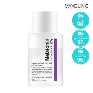 [맥스클리닉] 멜라토닌 크림 미백 스킨 토너 200ml