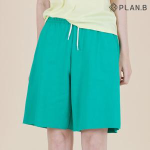 [한정/특가][플랜비] 허리밴딩 면혼방 데일리 반바지_P2305PT053B