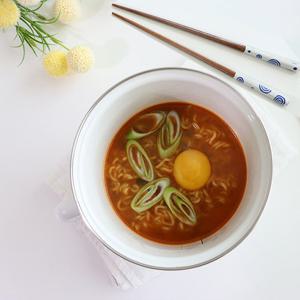 하코야 법랑 원형 핸디 포트16/캐니스터 캠핑 이유식 밀크팬