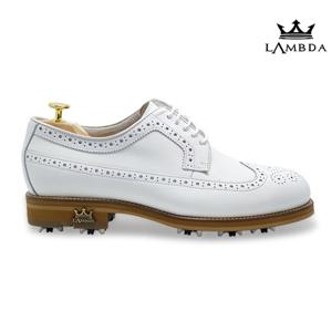 [공식] 람다골프화 클래식 로건 올화이트