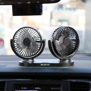 360도 3단 듀얼 차량용선풍기 써큘레이터 자동차 송풍구