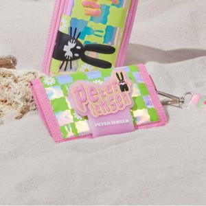 [피터젠슨] 플라워 체커보드 지갑 (PTX62AC55M_PK)