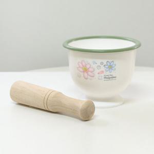 들국화절구 공이세트 특대 플라스틱 마늘 떡절구