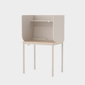 포더홈 스터디온 집중력 1인 독서실책상 (조명 미포함)