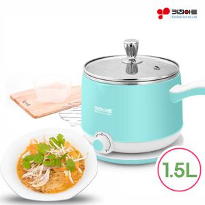 키친아트 3중단열 라면포트 MS-D08 전기 무선 멀티 커피 포트 쿠커 냄비 캠핑 및 가정용