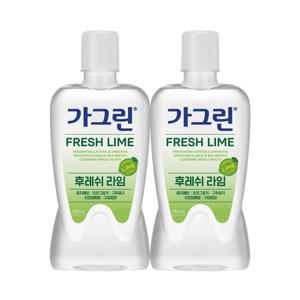 동아제약 가그린 후레쉬 라임 750ml x 2개 / 구강청결제 가글