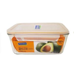 글라스락 사각1호 1700ml 반찬용 W