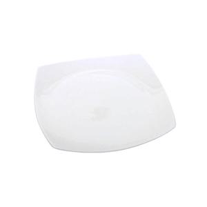 [한국도자기]본차이나 더셰프미카엘 7인치 화이트 사각접시 1p 플레이팅 그릇