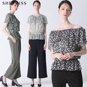 [쉬즈미스] 오프숄더 허리 밴딩 블라우스