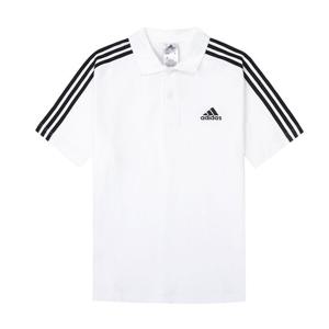 아디다스 3S 에센셜 스몰로고 반팔 카라티 IC9312