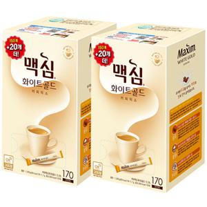 맥심 화이트골드 커피믹스 170T x 2개