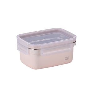 스텐락 국산 스텐밀폐용기 아르떼 블라썸 직사각 4호 540ml