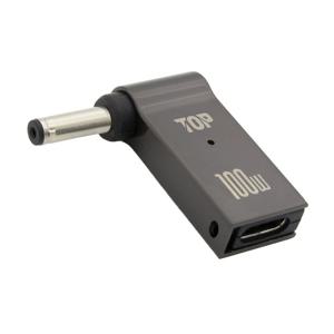 에이치디탑 C타입 DC 변환 100W 노트북 충전 젠더 4.0x1.35 HT-CL026