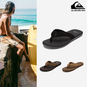 [공식] 퀵실버 카버 스웨이드 누벅 쪼리 샌들
