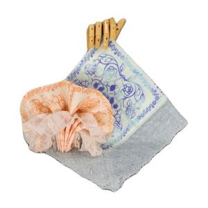 [레노마(손수건)]사면레이스 손수건 MPN2403