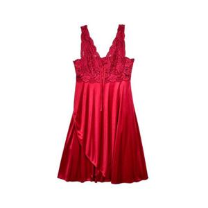 VIVADAY-SA03 패턴 레이스 랩스타일 홈드레스 슬립