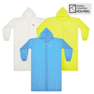 [콜핑]LD28 공용 사계절 다회용 비옷 유니레인코트 KFA4053U