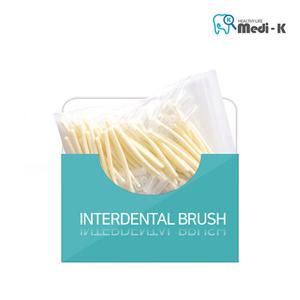 [메디케이] 국산 치간칫솔 L형 50p SS(0.8mm)