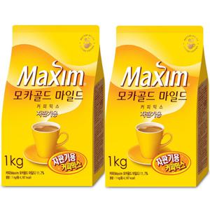 맥심 모카골드 커피믹스 1kg x 2개 자판기커피