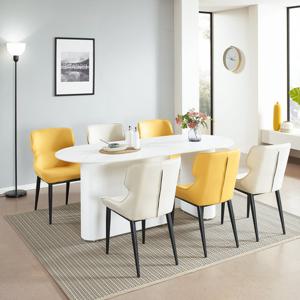 서광퍼니처 리블 템바보드 세라믹 6인 식탁세트 pj