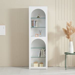 이글루S 600-6단 벽난로 장식장 거실 책장 유리선반 진열장