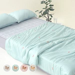 [타카타카]앗차가 베어 소프트 냉감 여름 차렵이불XS